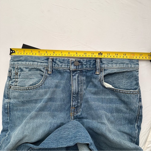 Denim X Alexander Wang Trap cropped blue denim jeans 29 - Picture 6 of 13